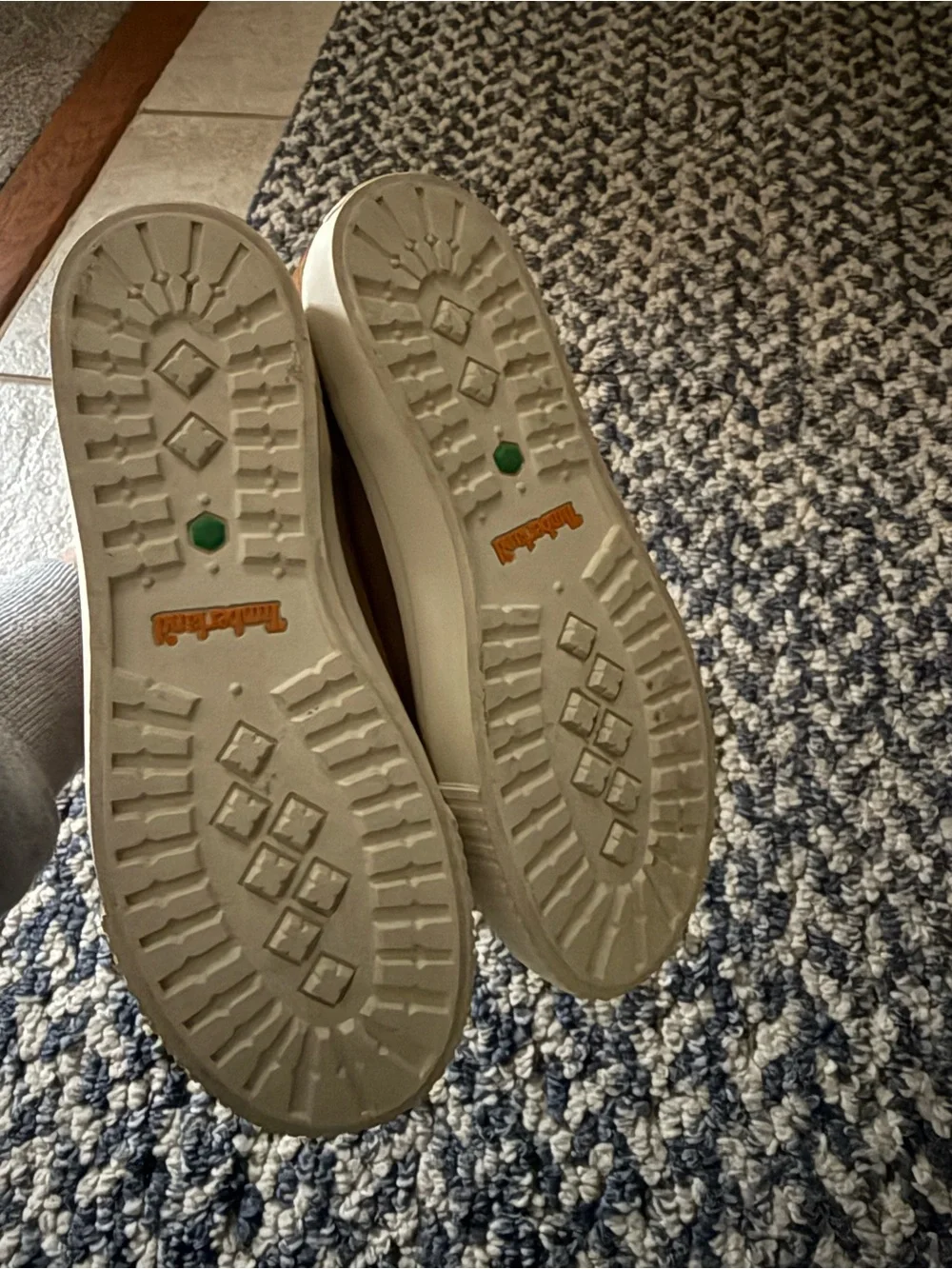 Timberland Faux-Suede Slip-On Slipper Shoes with Faux-Fur Lining - Brown 7.5 - Picture 3 of 3